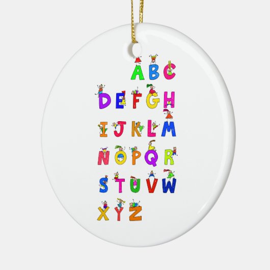Alfabet Kinderen Keramisch Ornament (Links)