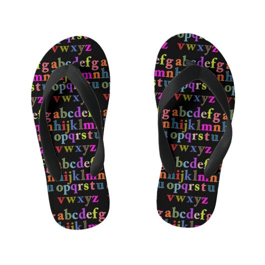 Alfabet Kinderen Slippers Kinder Teenslippers (Voetbed)