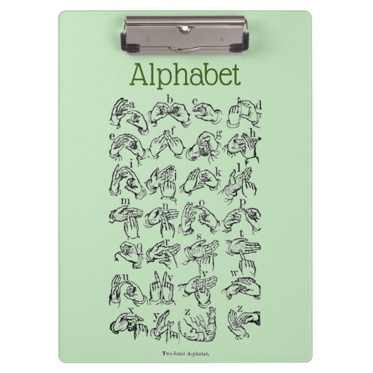 Alfabet Klembord (Voorkant)