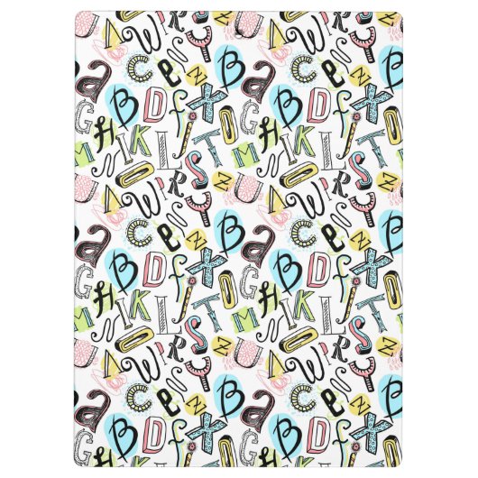 Alfabet Klembord (Achterkant)