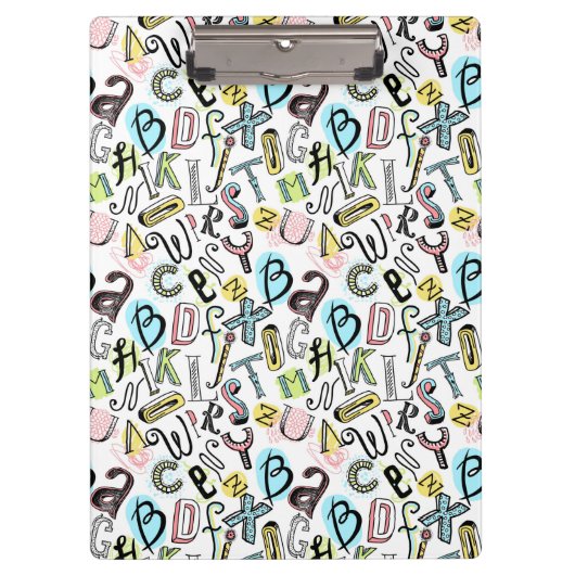 Alfabet Klembord (Voorkant)