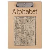 Alfabet Klembord (Voorkant)