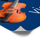 Alfabet, kleurrijk met Afbeeldingen voor kinderen Poster (Hoek)