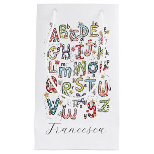 Alfabet Konijnen, Vlinders, Feeën & Bloemen  Klein Cadeauzakje