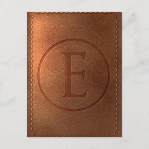 alfabet leer letter E Briefkaart