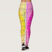 Alfabet Leggings vrouwen (Achterkant)