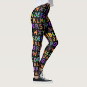 Alfabet Leggings vrouwen (Rechts)