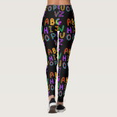 Alfabet Leggings vrouwen (Achterkant)