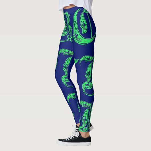 Alfabet Leggings vrouwen (Links)