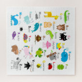 Alfabet Legpuzzel (Horizontaal)