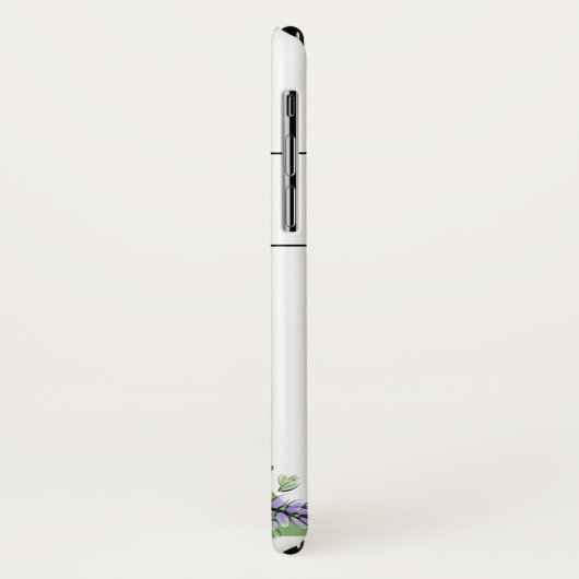 Alfabet letter A Lavendel Eucalyptus Dragonfly Case-Mate iPhone Case (Achterkant/links)