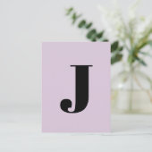 Alfabet Letter | Aangepast minimalistisch modern P Briefkaart (Staand voorkant)