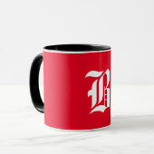 Alfabet letter B Mok (Voorkant links)