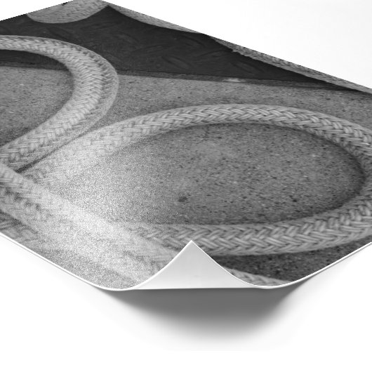 Alfabet Letter Fotografie B12 Black & White, 4x6 Foto Afdruk (Hoek)