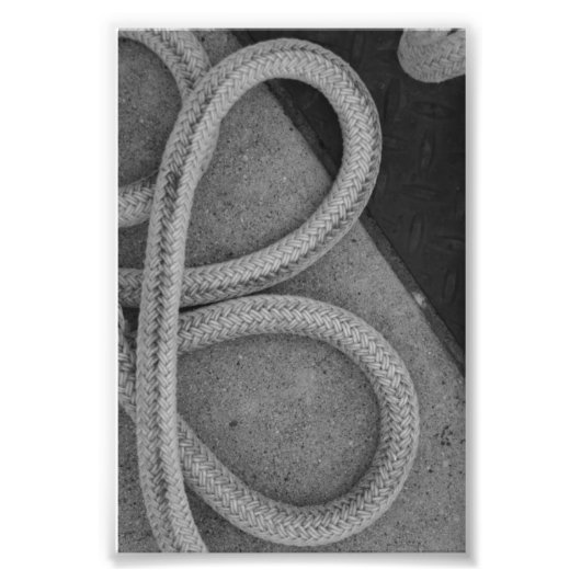 Alfabet Letter Fotografie B12 Black & White, 4x6 Foto Afdruk (Voorkant)