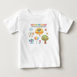 Alfabet Letter Hunt Peuter T-shirt - Verborgen pui
