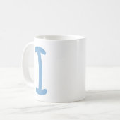 Alfabet Letter I Koffiemok (Voorkant links)