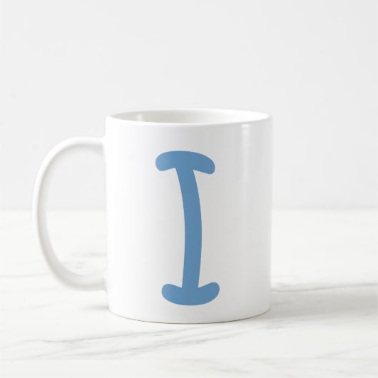 Alfabet Letter I Koffiemok (Links)