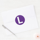 Alfabet letter "L" Sticker (Envelop)