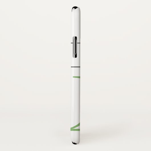 Alfabet letter M Lavendel Eucalyptus Dragonfly Case-Mate iPhone Case (Achterkant / rechts)