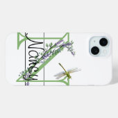 Alfabet letter N, waterverf LavenderDragonfly Case-Mate iPhone Case (Achterkant (horizontaal))