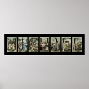 alfabet Letter Name Art Poster