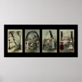  alfabet Letter Name Art Poster (Voorkant)