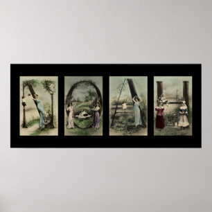  alfabet Letter Name Art Poster