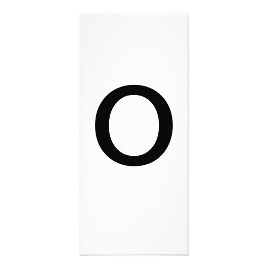 Alfabet Letter O Leeronderwijs Kaart (Voorkant)