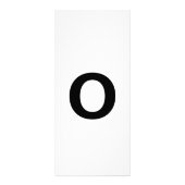 Alfabet Letter O Leeronderwijs Kaart (Achterkant)