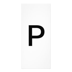 Alfabet Letter P Leren Onderwijs Kaart