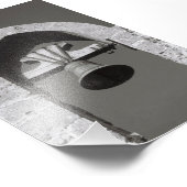 Alfabet Letter Photography A4 Black en White 4x6 Foto Afdruk (Hoek)