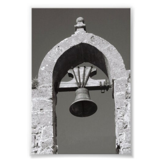 Alfabet Letter Photography A4 Black en White 4x6 Foto Afdruk (Voorkant)