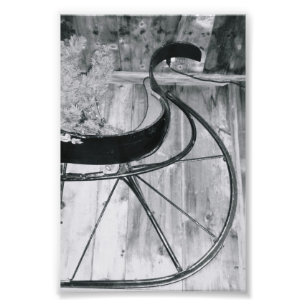 Alfabet Letter Photography A6 Black en White 4x6 Foto Afdruk