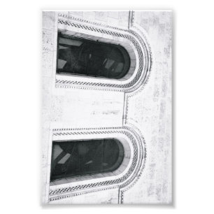Alfabet Letter Photography B1 Black en White 4x6 Foto Afdruk
