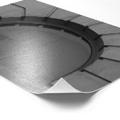 Alfabet Letter Photography D7 Black en White 4x6 Foto Afdruk (Hoek)