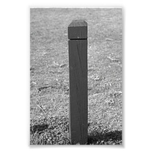 Alfabet Letter Photography L3 Black en White 4x6 Foto Afdruk