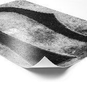 Alfabet Letter Photography N3 Black en White 4x6 Foto Afdruk (Hoek)