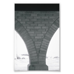 Alfabet Letter Photography V1 Black en White 4x6 Foto Afdruk