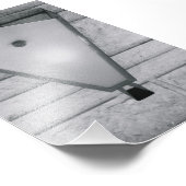 Alfabet Letter Photography V2 Black en White 4x6 Foto Afdruk (Hoek)