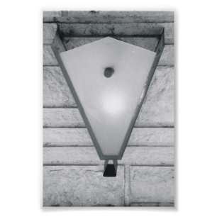 Alfabet Letter Photography V2 Black en White 4x6 Foto Afdruk