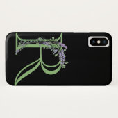 Alfabet letter R waterverf Lavendel Eucalyptus Case-Mate iPhone Case (Achterkant (horizontaal))