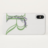 Alfabet letter R waterverf Lavendel Eucalyptus Case-Mate iPhone Case (Achterkant (horizontaal))
