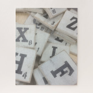 Alfabet letter Tegels Tegel vierkanten Legpuzzel