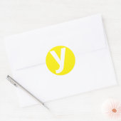 Alfabet letter ‘y’ Sticker (Envelop)