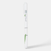 Alfabet letter Z, waterverf Lavendel Dragonfly iPhone Hoesje (Linkerkant)