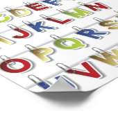 Alfabet Letters (4) Poster (Hoek)