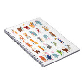 Alfabet letters dieren voor kinderen leraar notitieboek (Rechterzijde)