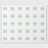 Alfabet letters - letter B - wit Cadeaupapier (Vlak)