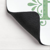 Alfabet letters - letter B - wit Muismat (Hoek)